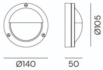 Il Fanale Бра для улицы из латуни Marina 247.02.oo - Вид №1
