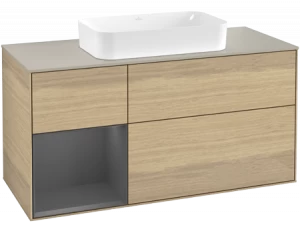 Villeroy&Boch Тумба под раковину Прямоугольная версия F293GKPC Finion Oak Veneer