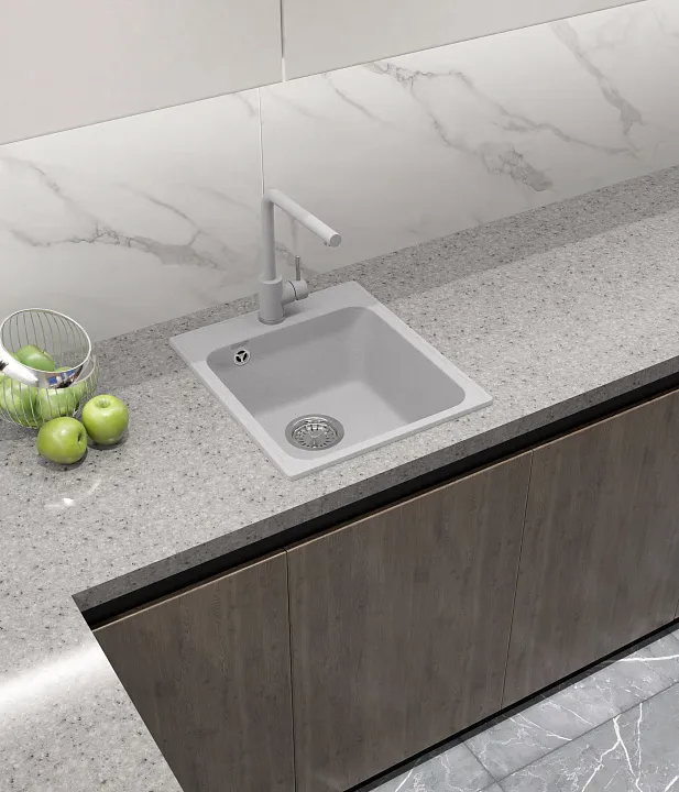 Кухонная мойка Кварц QUARZ S460 GranFest 17-S460 - Вид №1