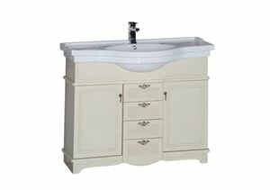 Тумба с раковиной Aquanet Луис 110 бежевый