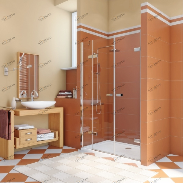Душевые двери в нишу 170x200 GK-863AP стекло прозрачное 6 мм GUTEWETTER TREND DOOR 170X200GK863AP