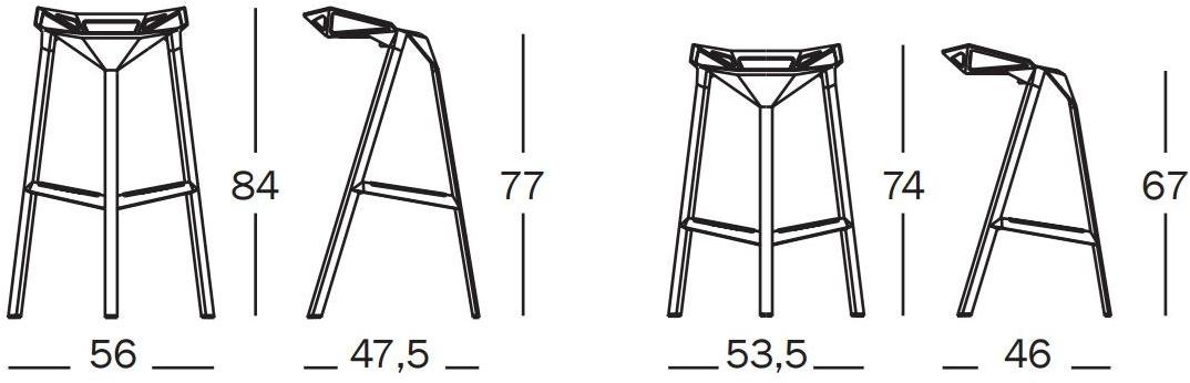 Magis Табурет из алюминия One sun-id-1458881 - Вид №2