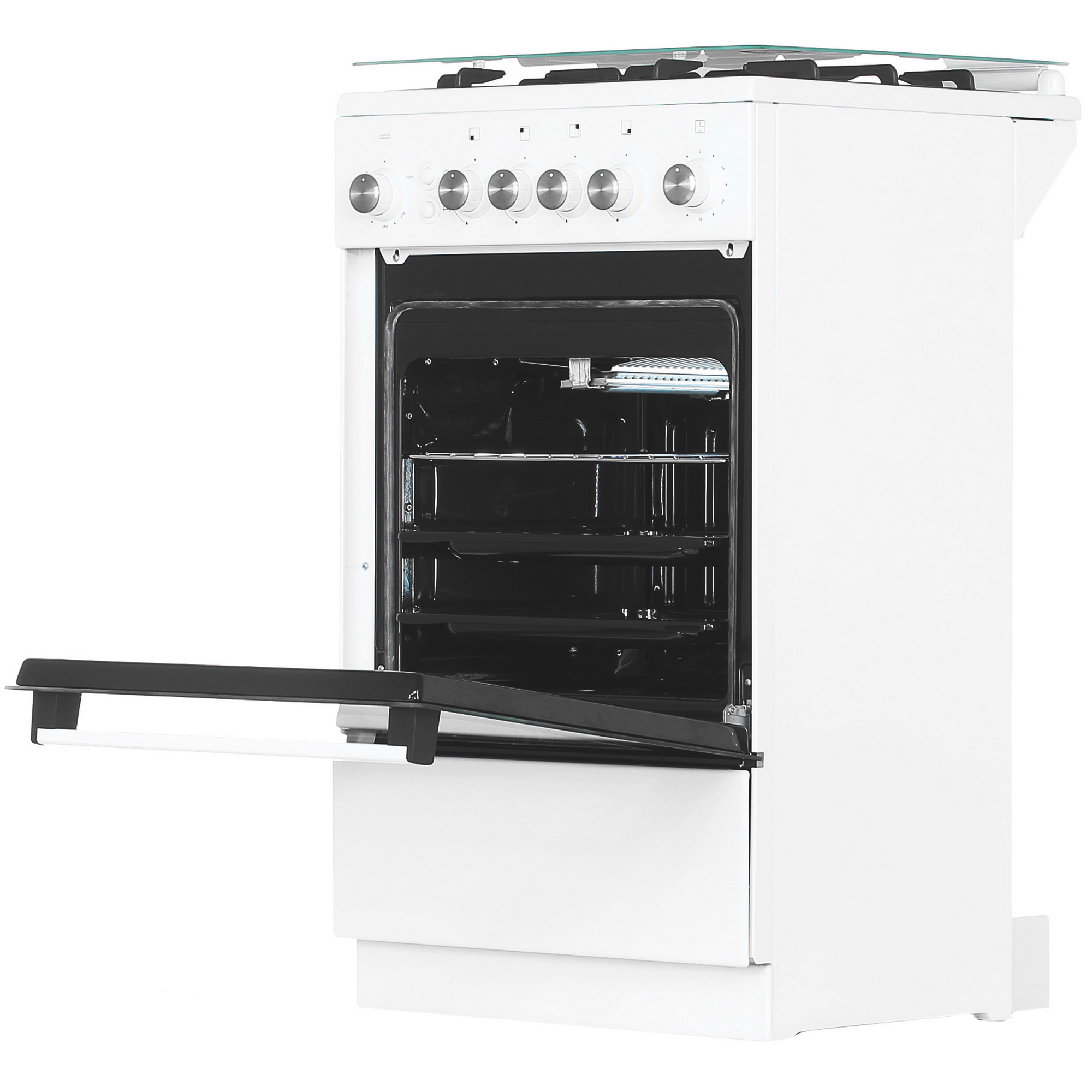 8195614 Газовая плита De Luxe 5040.30Г (КР) ЧР белый STDN-0131328 - Вид №4