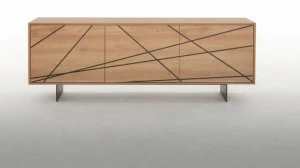 Tonin Casa Комод деревянный с распашными дверцами