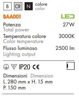 Rossini Illuminazione Настенный светильник из литого под давлением алюминия sun-id-1498994 - Вид №4
