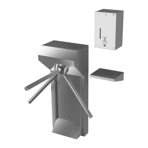 38021 Турникет с подставкой и дозатором дезинфекции SLZN 59E, 230 В/ 50Гц SANELA