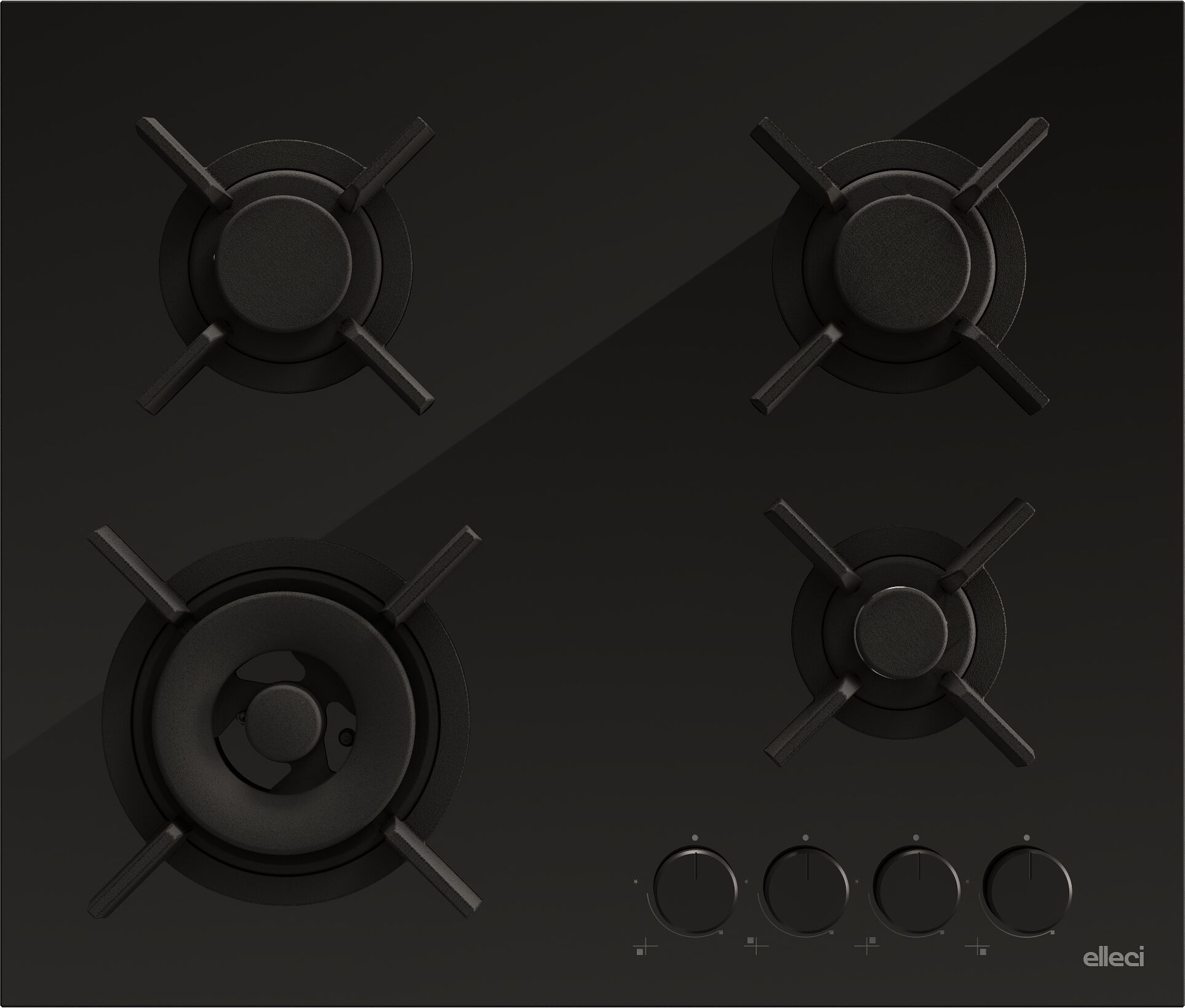 Встраиваемая газовая плита из закаленного стекла Elleci Elleci Kitchen ARCH-00128125