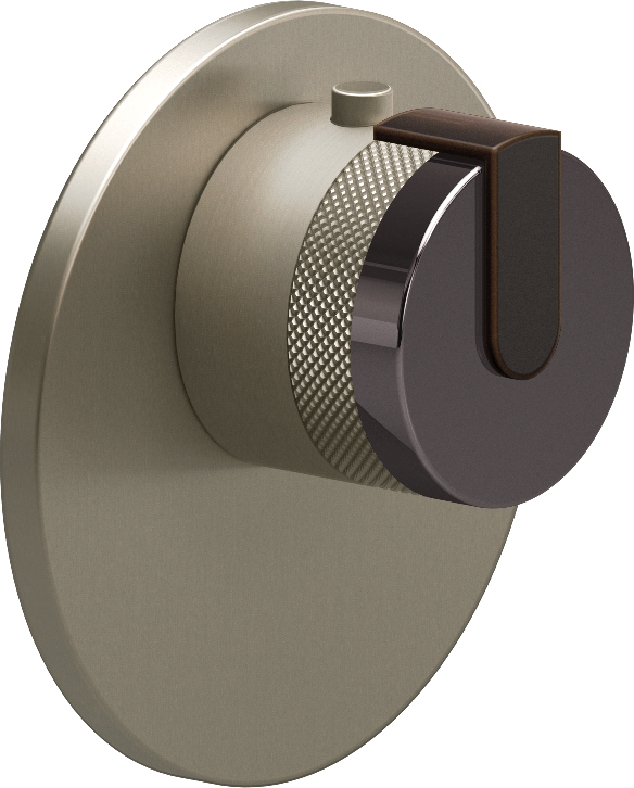 E-8027-R1OXE-L1OB-SN-T Термостатический переключатель 3/4-Внешняя часть GRAFF MOD+