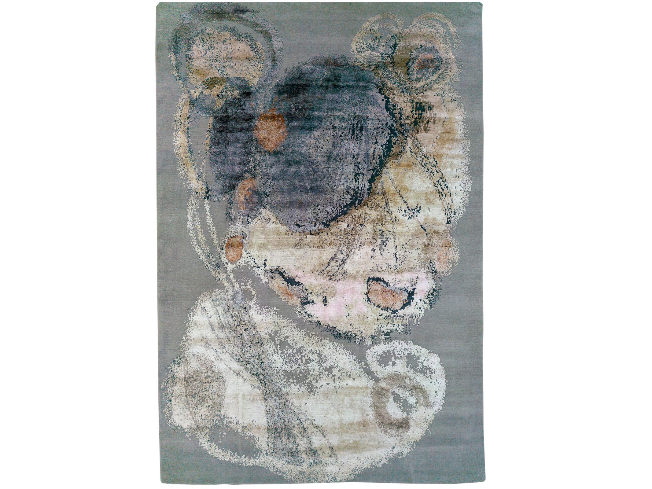 Индийский ковер из новозеландской шерсти и чистого шелка Mantellassi 1926 STYLIZED ASTEROID ARCH-00007252