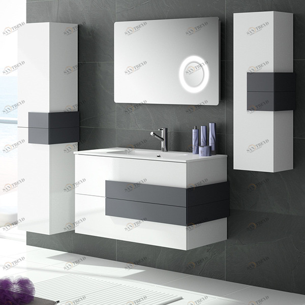 КОМПЛЕКТ МЕБЕЛИ CRONOS 100 СМ WHITE/MATT ANTHRACITE SALGAR 21788