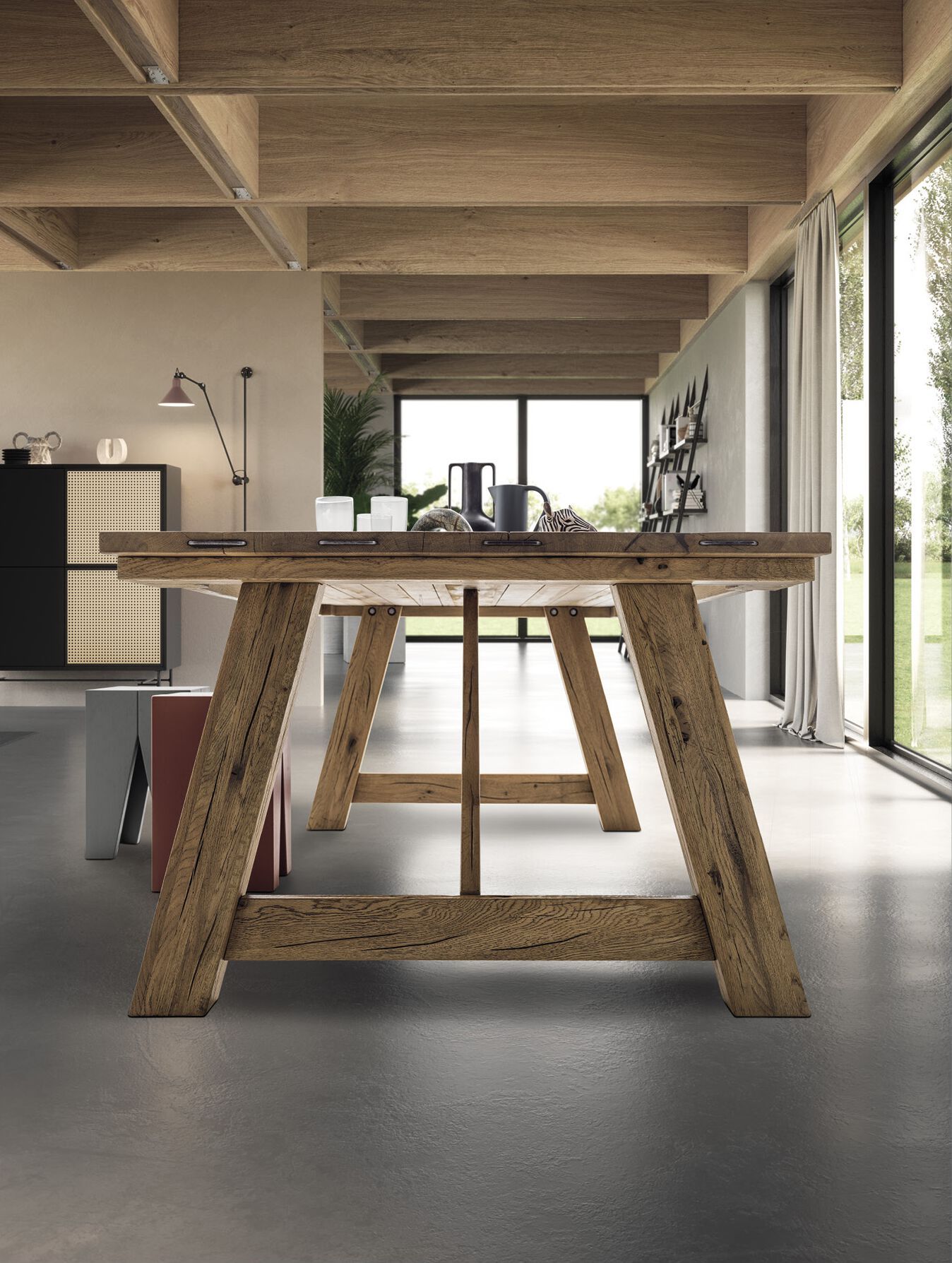 Прямоугольный дубовый стол Devina Nais CASTLE ARCH-00079551 - Вид №3