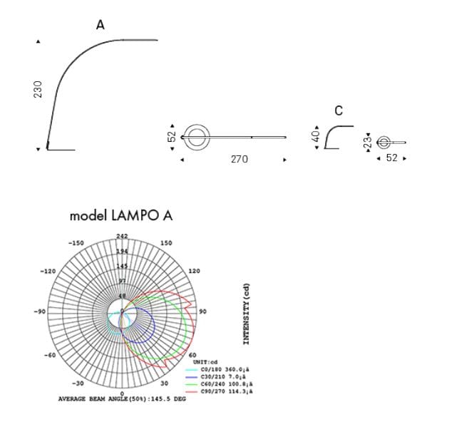 Стальная настольная лампа Cattelan italia молния ARCH-00103158 - Вид №1
