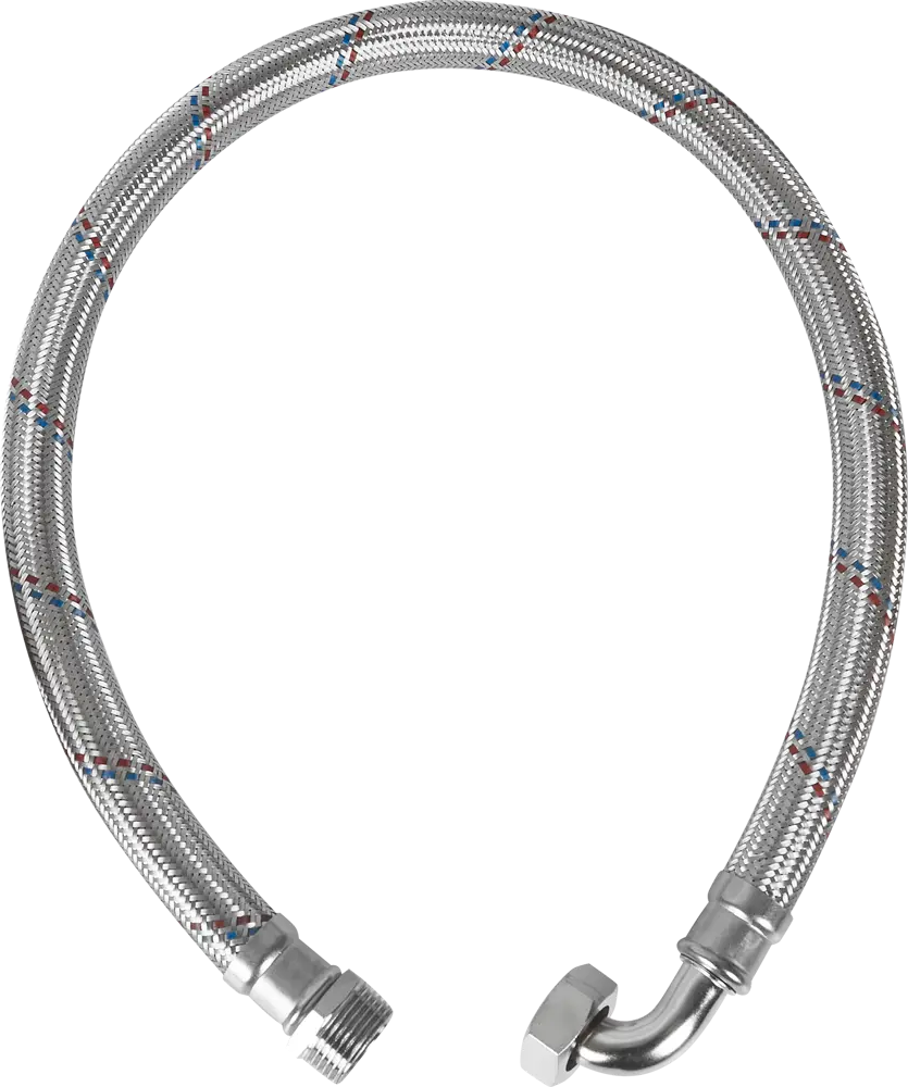 Угловая подводка Aquabeam для воды 1 дюйм 100 см с резьбой наружной-внутренней 86853135