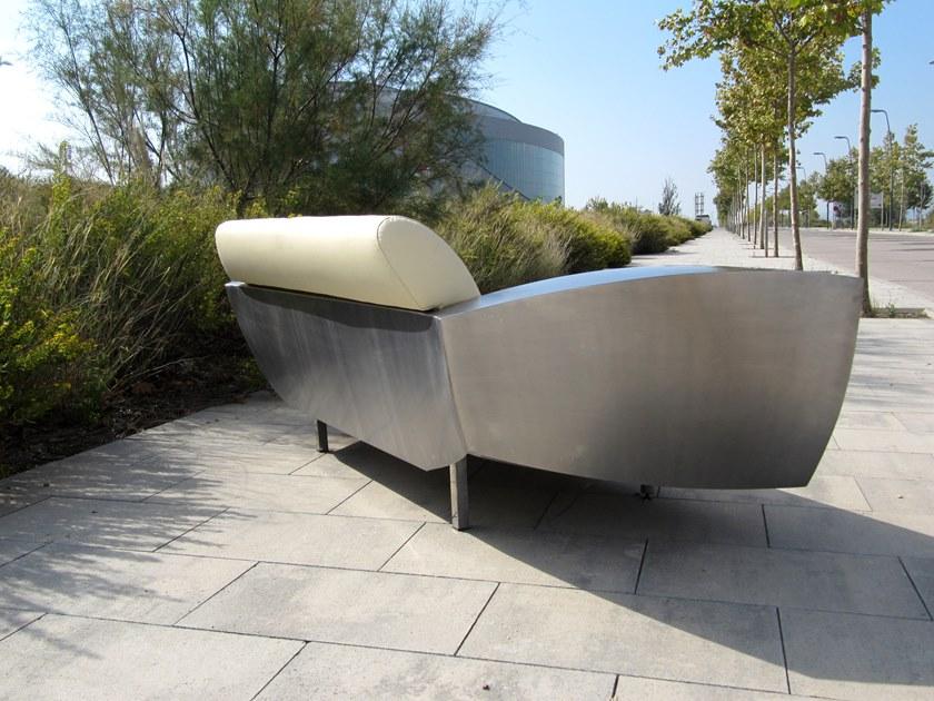 ICI ET LÀ 3-х местный кожаный диван Handmade metal furniture by ici et là Sse06 - Вид №4