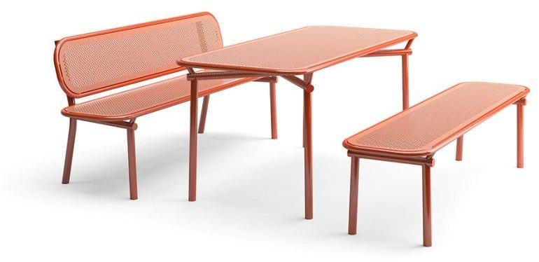 VESTRE Прямоугольный стол для общественных мест из оцинкованной стали Pop sun-id-1512266 - Вид №2