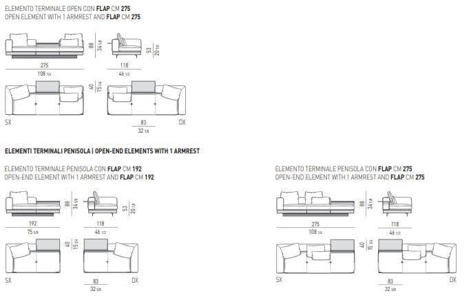 Кожаный диван Minotti Коннери ARCH-00151868 - Вид №17