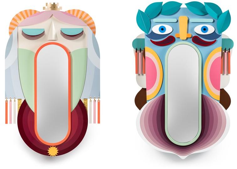 altreforme Вешалка с зеркалом Mata & grifo sun-id-1429443 - Вид №7