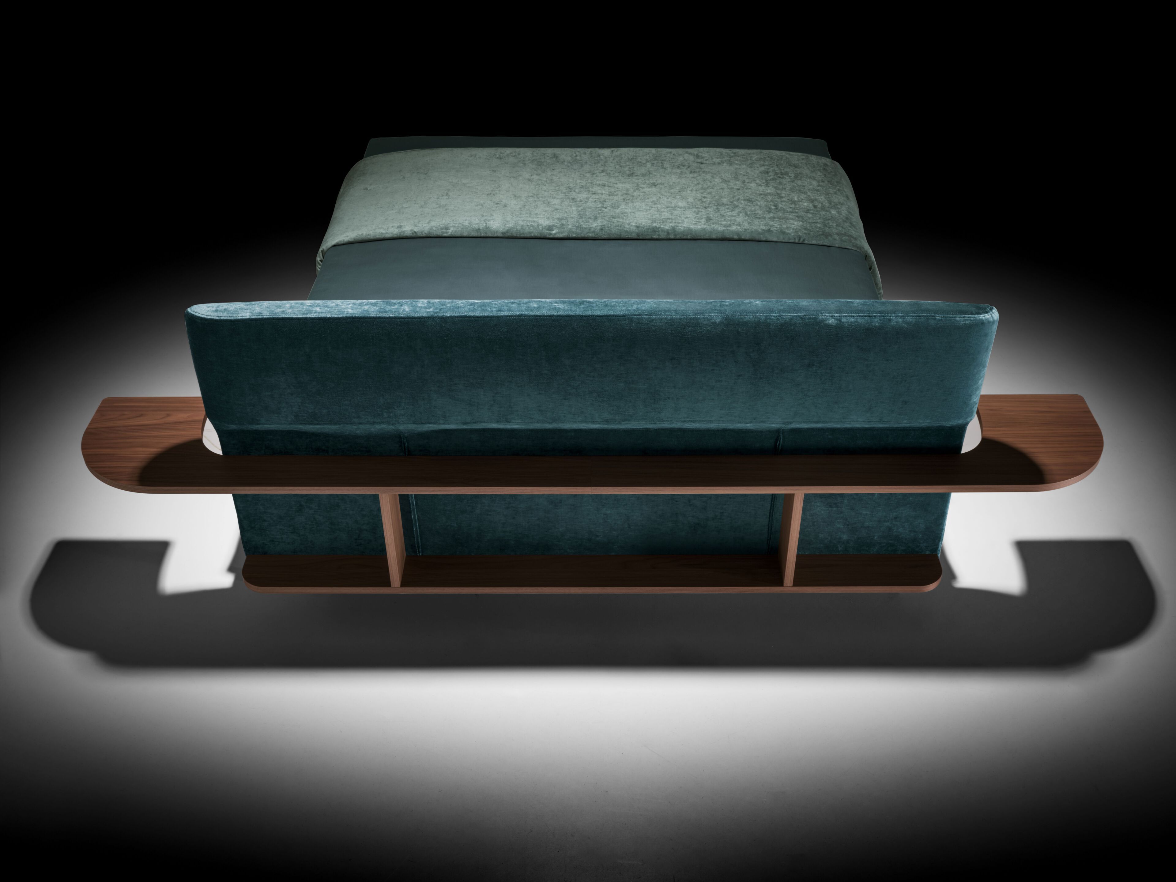 Двуспальная кровать из ткани с мягким изголовьем Twils CANALGRANDE ARCH-00070398 - Вид №4