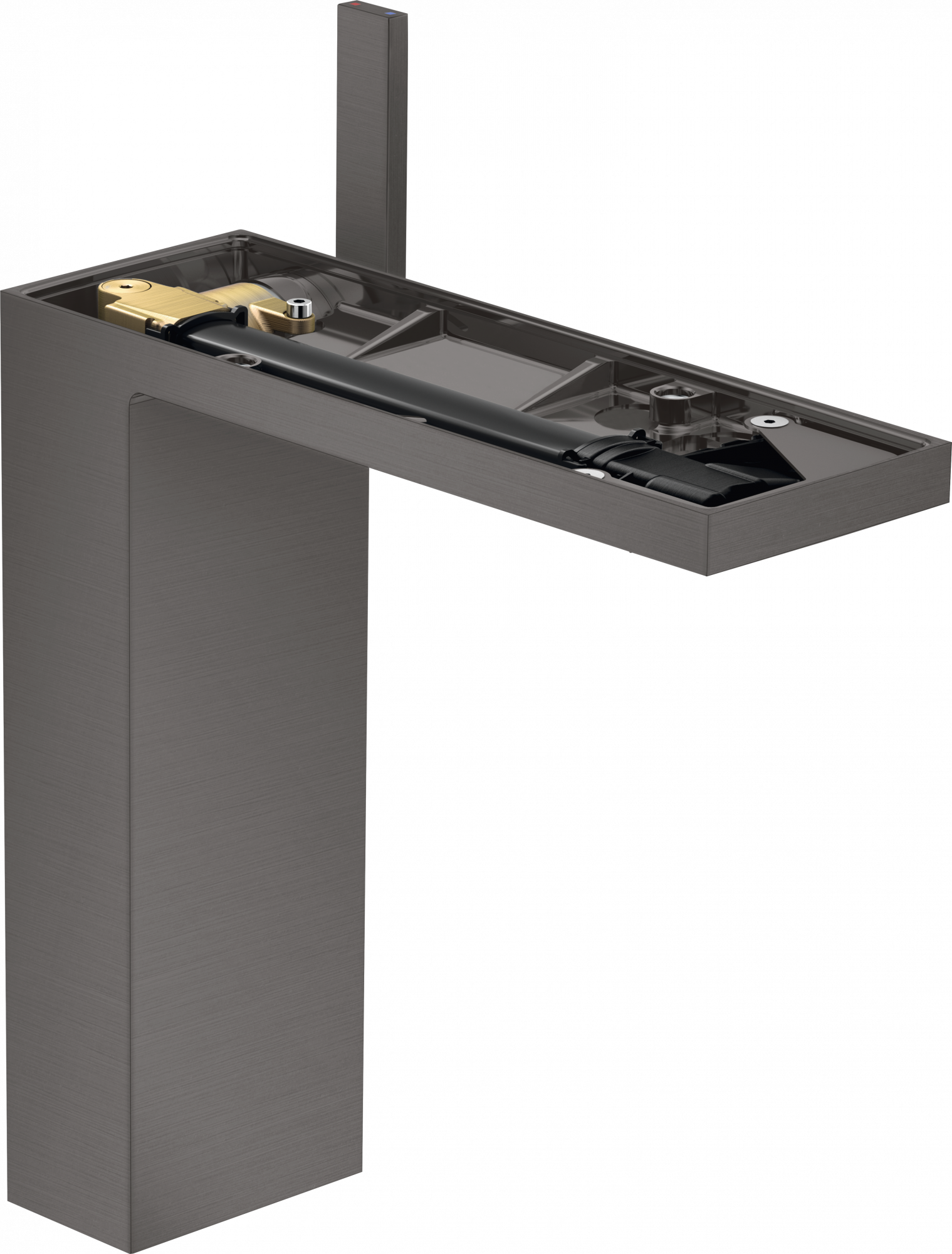 47022340 Смеситель для раковины 230, однорычажный, со сливным гарнитуром Push-Open, без тарелки AXOR MYEDITION 