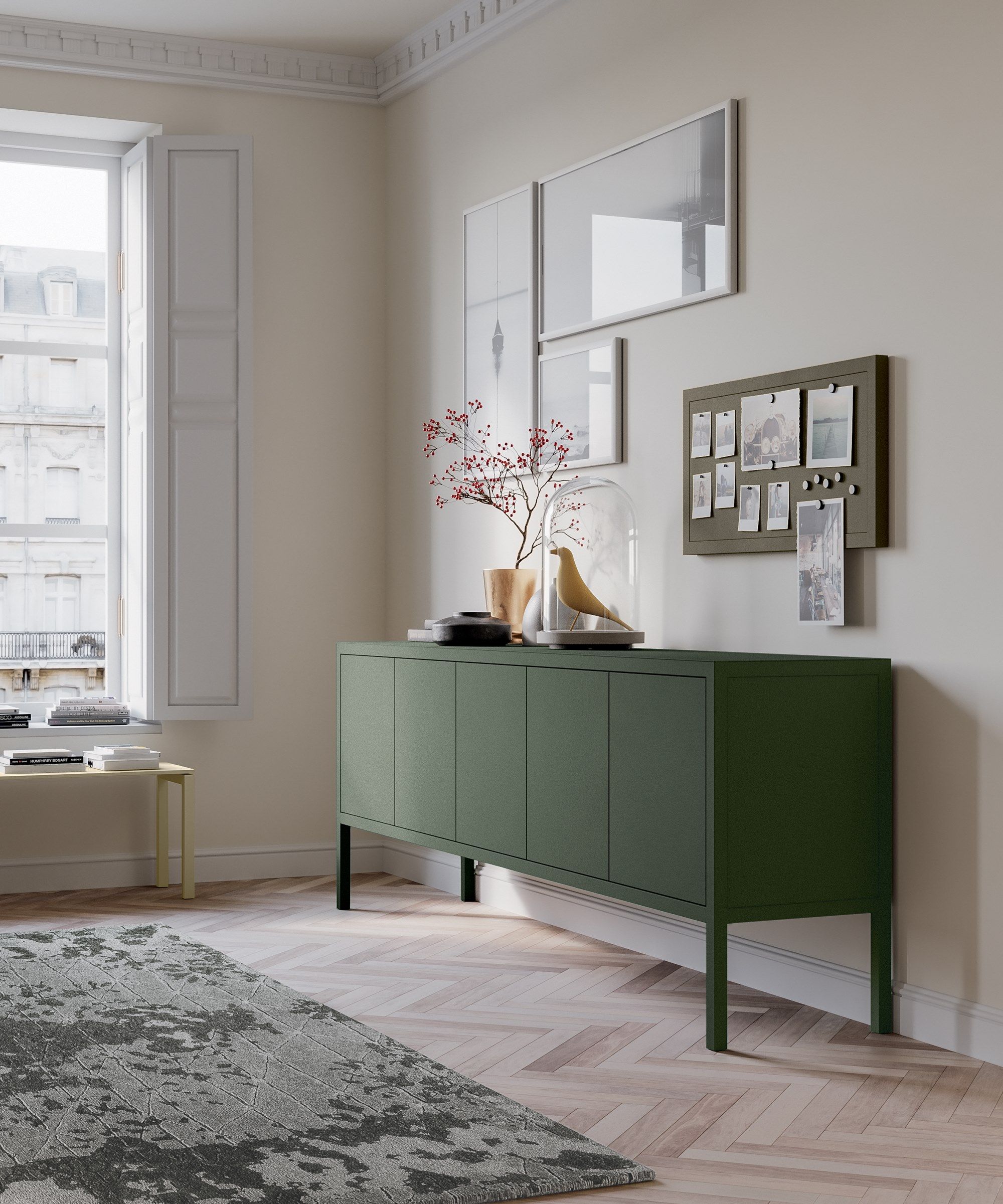 Магнитная доска объявлений из листового металла Fantin рамка ARCH-00129549 - Вид №1