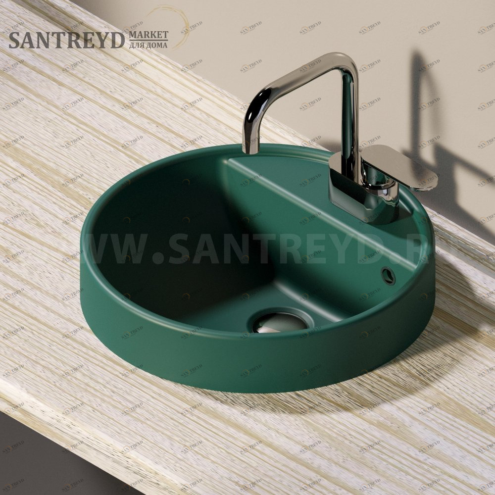 5055425020 Накладная раковина под столешницу  круглая Ceramica Flaminia Twin