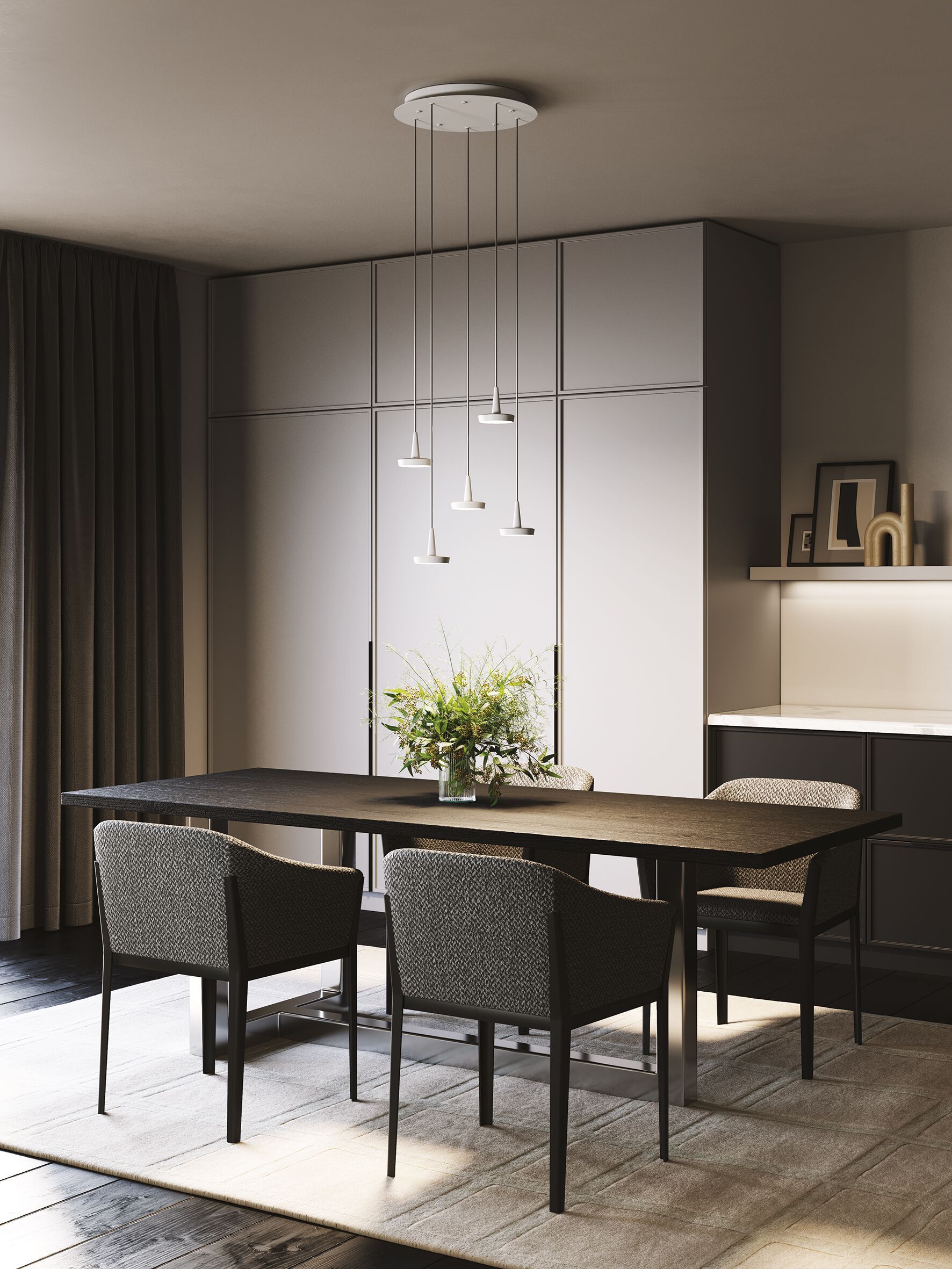 Алюминиевый светодиодный подвесной светильник Zafferano Baby ARCH-00064759 - Вид №3