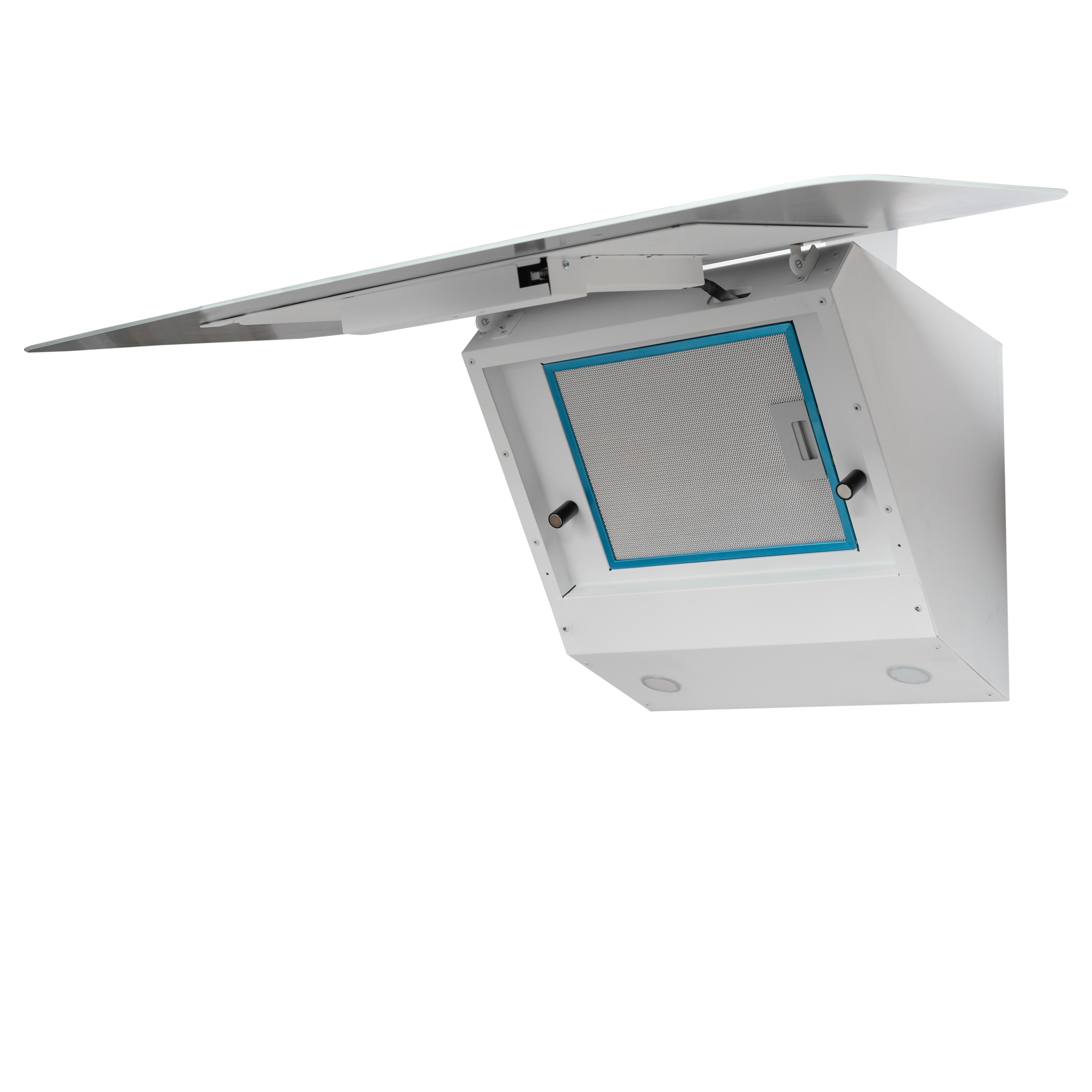 9067483 Вытяжка наклонная DeLonghi Arco 908 BB белый STDN-0006373 - Вид №5