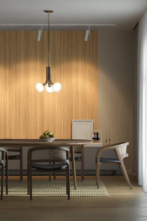 Стеновая 3D панель из реек  AP122507.93 HANNAHHOLZ  - Вид №2