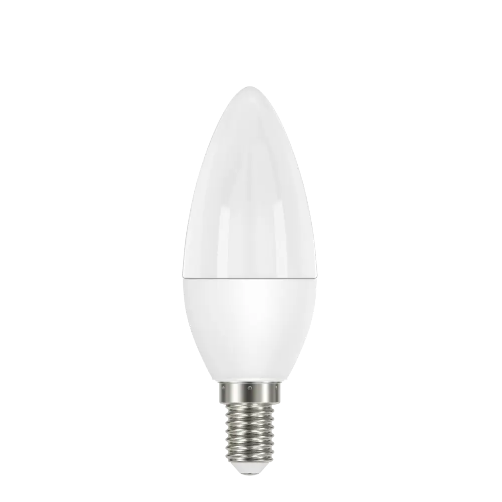 Лампа светодиодная Lexman Candle E14 175-250 В 5 Вт матовая 400 лм нейтральный белый свет STLM-2121121 - Вид №1