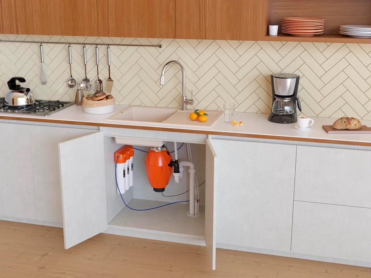 Измельчитель пищевых отходов Omoikiri Nagare 500 4995060 для кухонной мойки, постоянный магнит - Вид №6