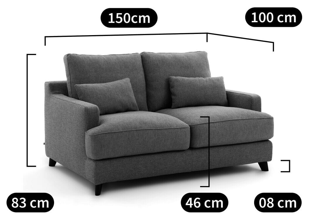2-местный тканевый диван AMPM Alwine ARCH-00010527 - Вид №2