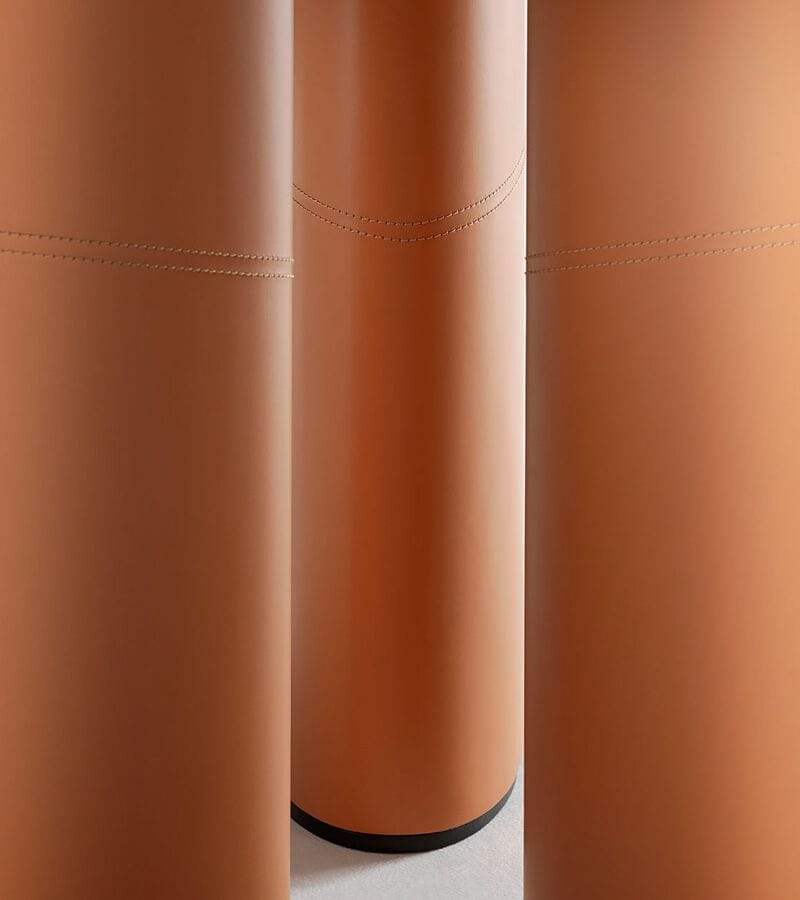 Круглый стол с травертиновым верхом и Lazy Susan CEPPI коллекция 2024 ARCH-00148179 - Вид №2