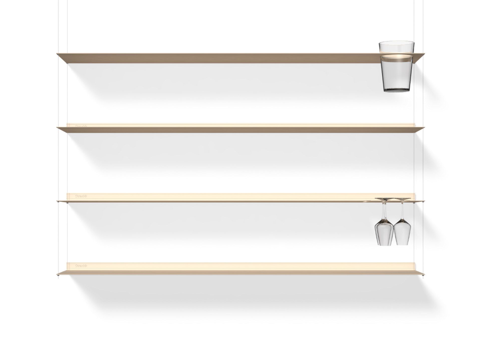 Алюминиевый книжный шкаф / перегородка Strackk ROOM DIVIDER ARCH-00061439 - Вид №7