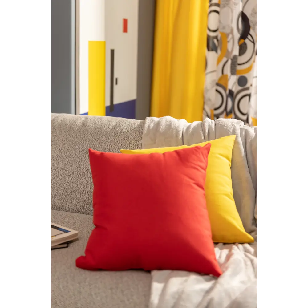 Подушка «Яркость» 40х40 см цвет красный SEASONS STLM-2185090 - Вид №3