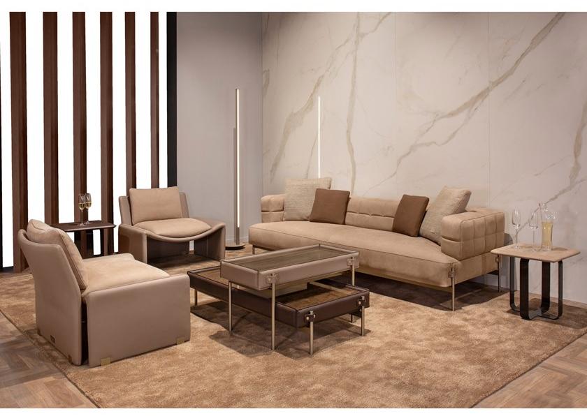 Aston Martin 3-х местный диван из нубука sun-id-1476285 - Вид №4