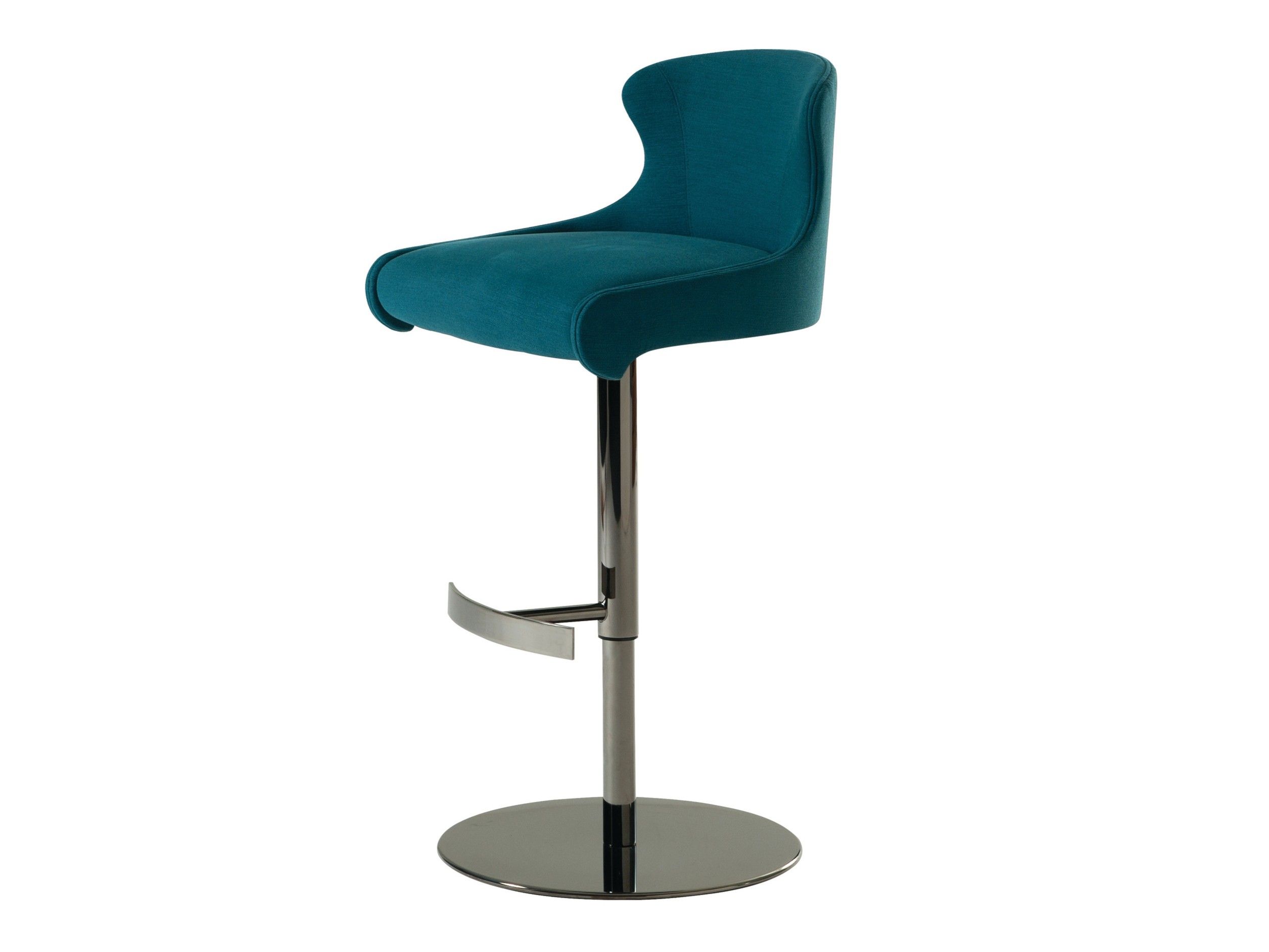 Высокий тканевый стул с подставкой для ног ROCHE BOBOIS Steeple ARCH-00117800