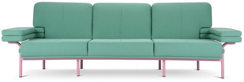 Adrenalina 3-х местный тканевый диван Leo sun-id-1418442 - Вид №1