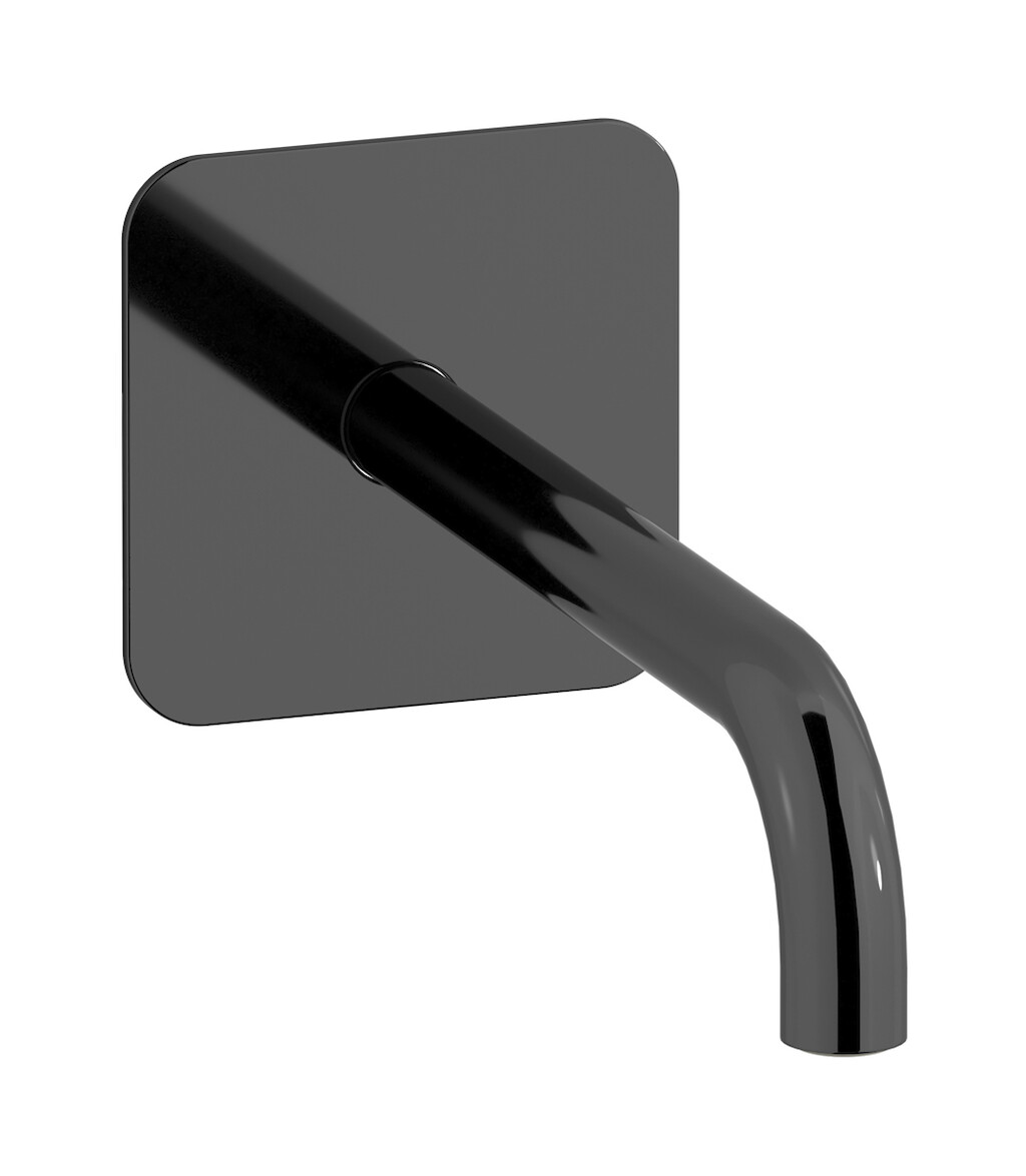 Настенный излив для ванны WE ARE IB rx327cf_22 Black Chrome Reflex