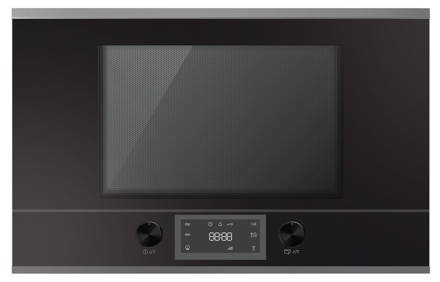 9256113 Встраиваемая микроволновая печь Kuppersbusch MR 6330.0 S3 Silver Chrome черный STDN-0139960