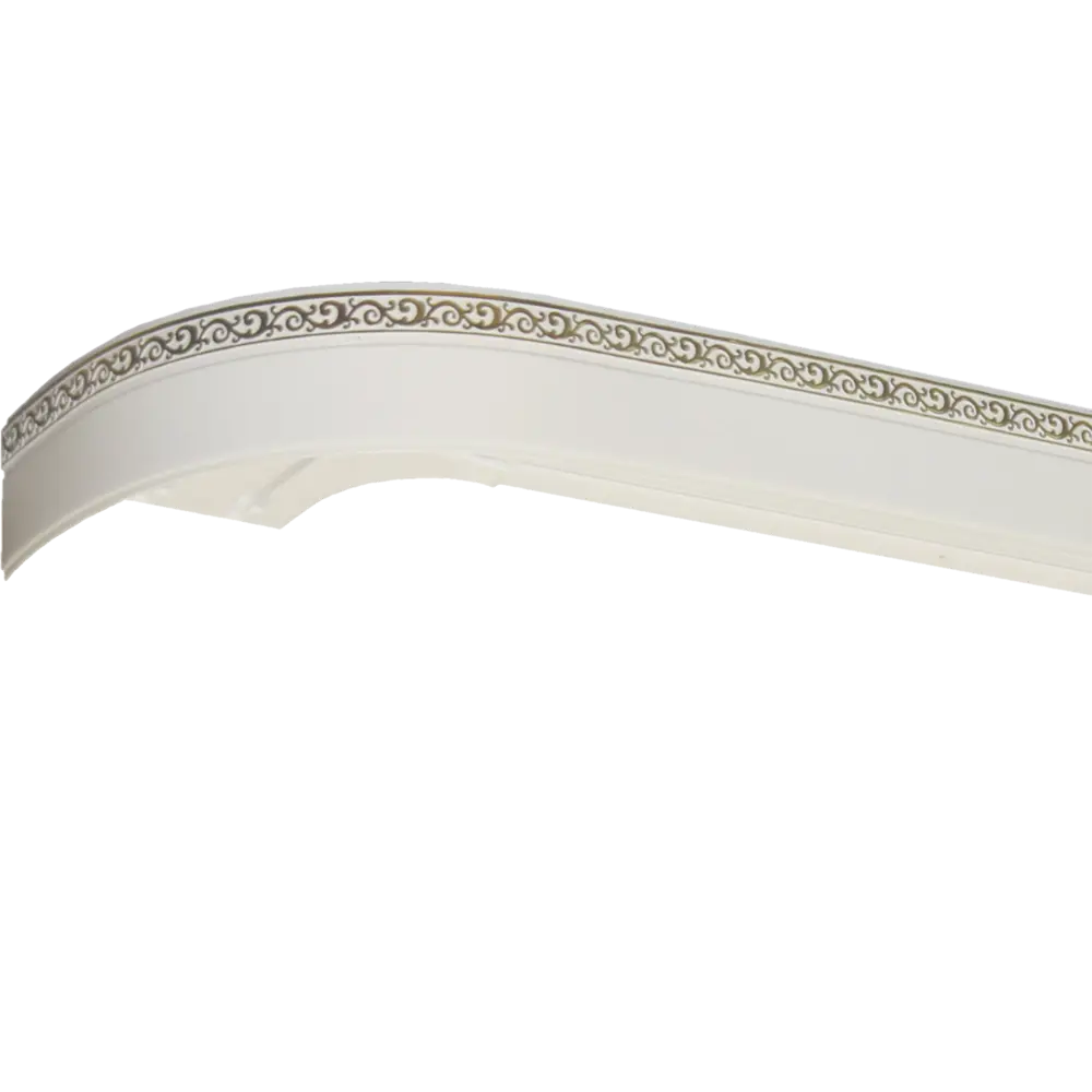 DOMLEGRAND Карниз шинный «Грация» с декоративной планкой 240 см 13866153 STLM-0814875