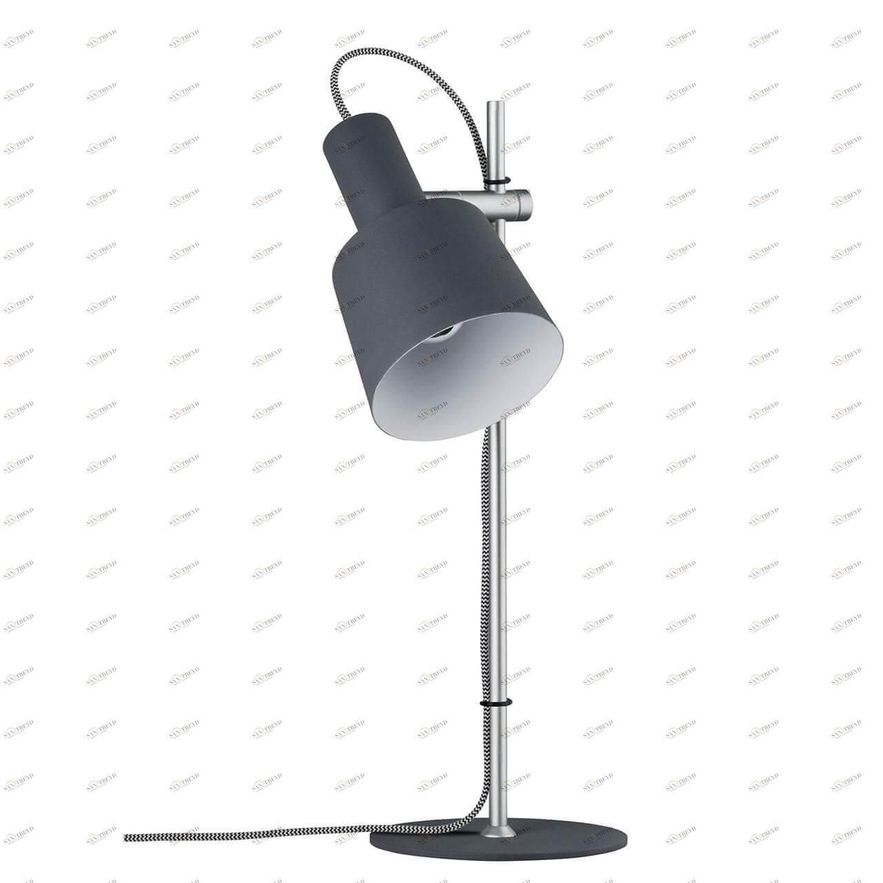 Лампа настольная серая Paulmann Haldar 79689 PAULMANN HALDAR 00-3908175 Серый 