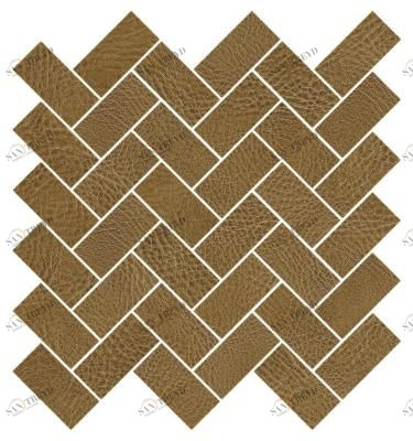 Мозаика K-303/SR/m06 Shevro Terracotta 28.2x30.3 Kerranova sun-id-329057