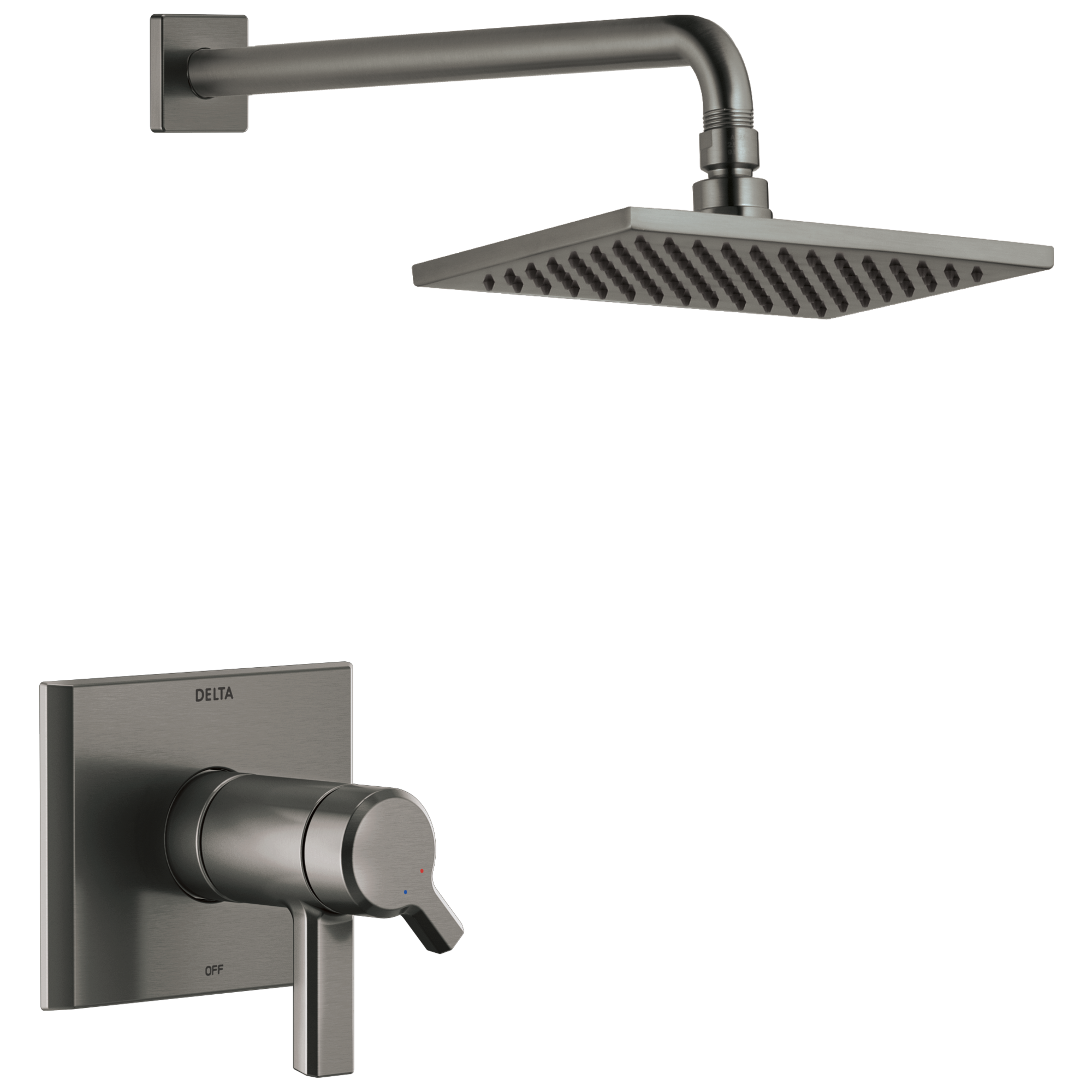 T17T299-KS Облицовка для душа H2Okinetic® серии TempAssure® 17T Delta Faucet Pivotal Черный нержавеющий 