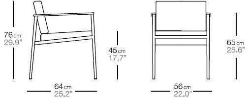 Bivaq Садовый стул с подлокотниками Vint sun-id-1462966 - Вид №6
