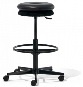 Richard Lampert Регулируемый по высоте табурет с 5 спицами и колесами