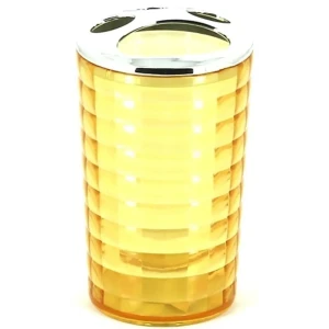 Стакан для зубных щёток настольный Vidage «Корбу» пластик цвет оранжевый