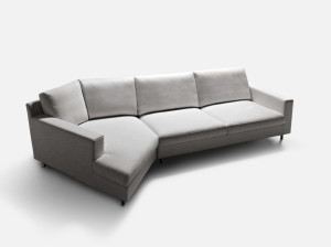Угловой диван из ткани