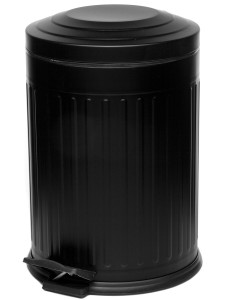 Вёдра с педалью и крышкой Apus 12L Black NAVAKO