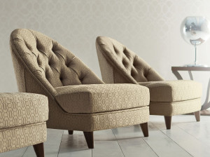 Кресло capitonné из ткани