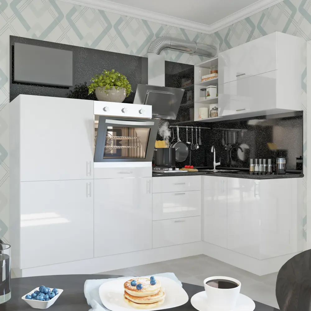 Двери для шкафа Delinia «Айс» 80x15 см, ЛДСП, цвет белый, 3 шт STLM-2040890 - Вид №2